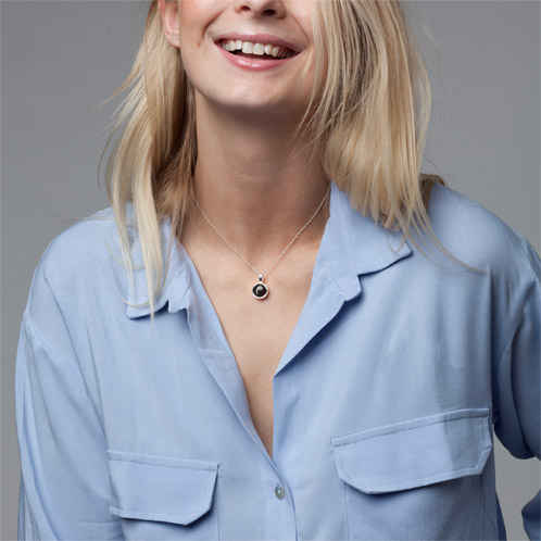 Mini Silver Simplicity Necklace