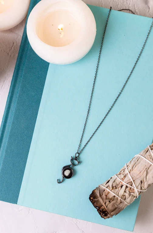 Black Cat on the Moon